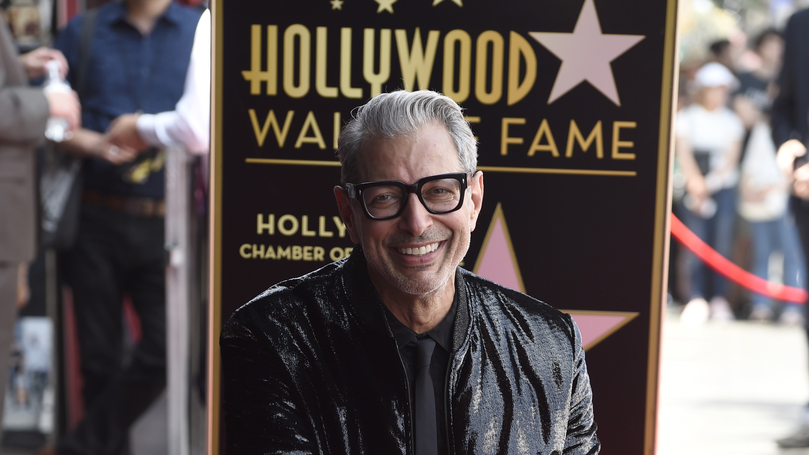 Jeff Goldblum honoré d'une étoile à Hollywood
