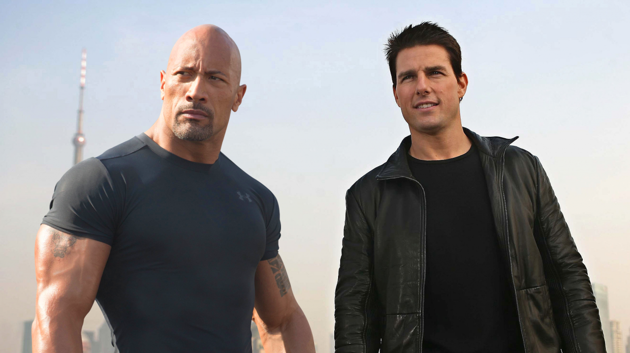 Dwayne Johnson et Tom Cruise veulent faire un film d’action ensemble