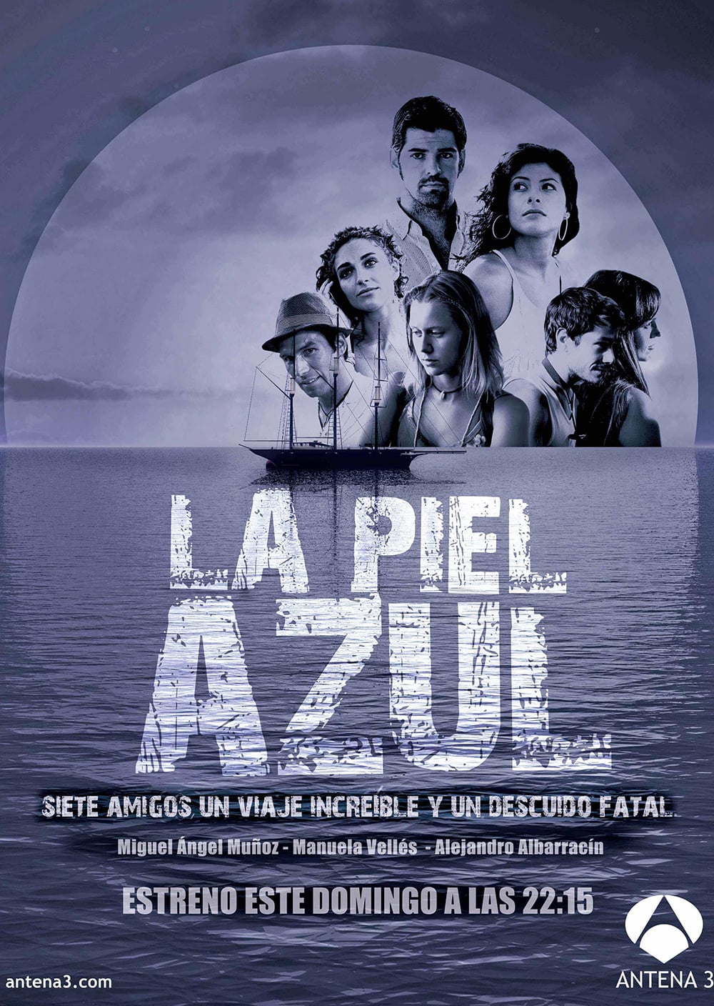 La piel azul