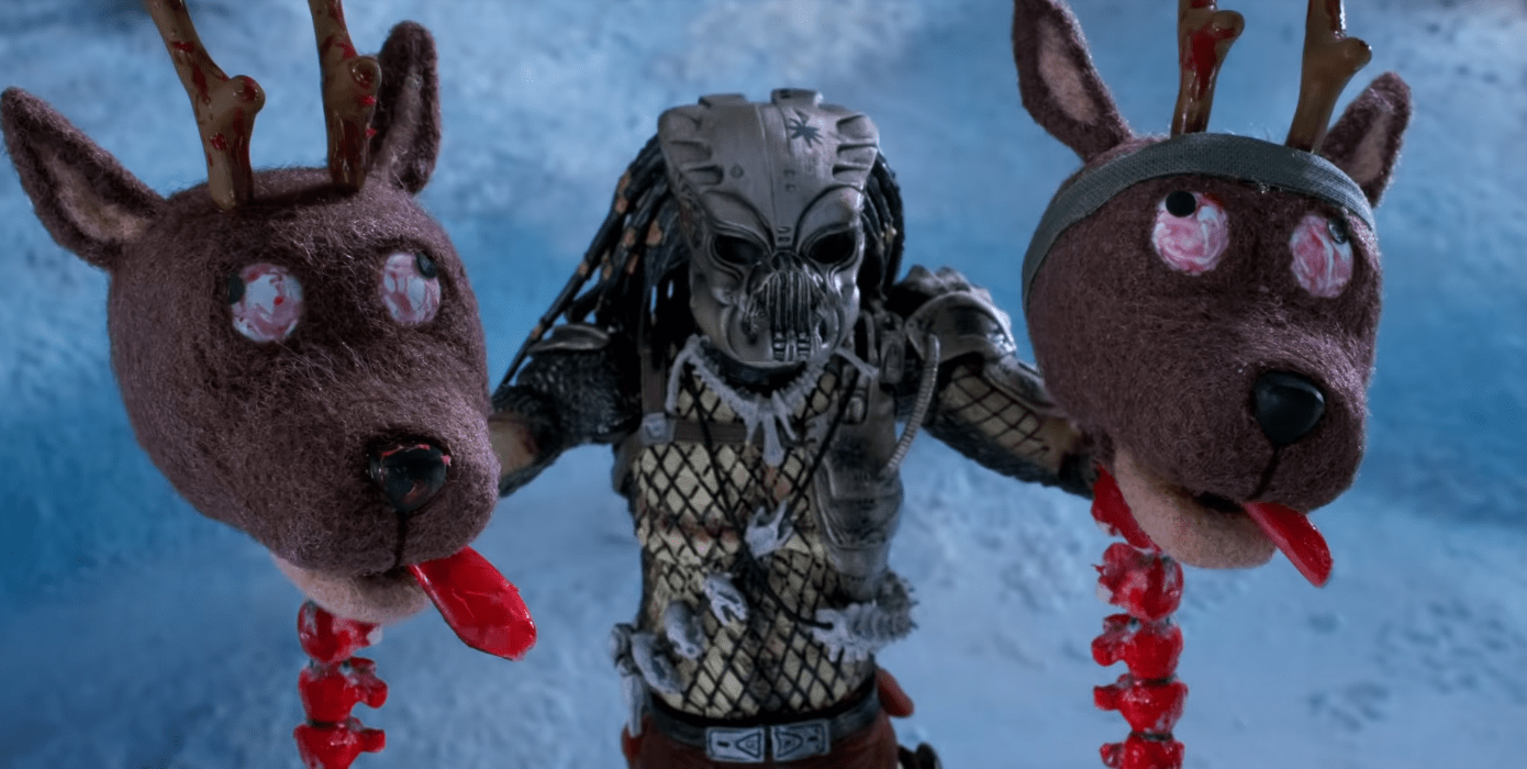 Le Predator s'en prend au Père Noël dans cette vidéo