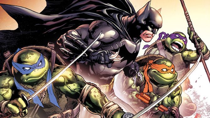 Batman et les Tortues Ninja dans un crossover animé