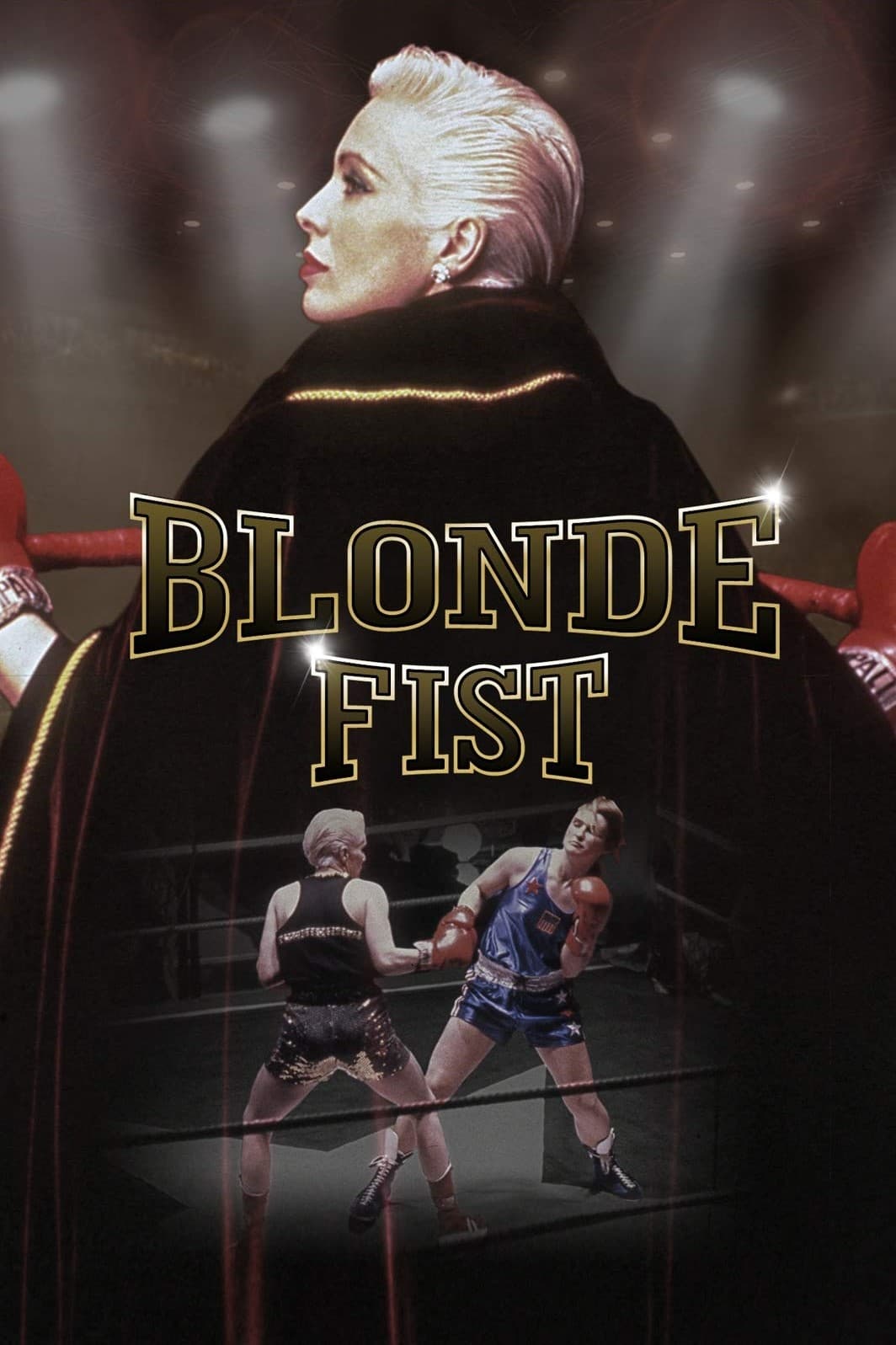 Une blonde sur le ring