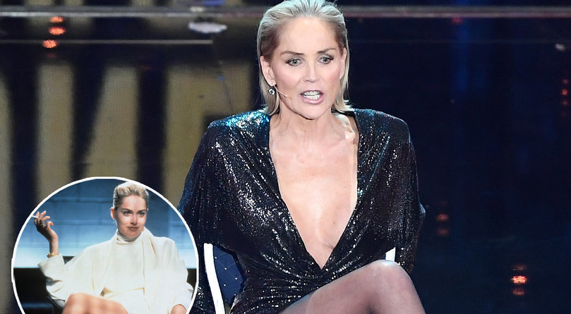 Sharon Stone rejoue la fameuse scène de Basic Instinct