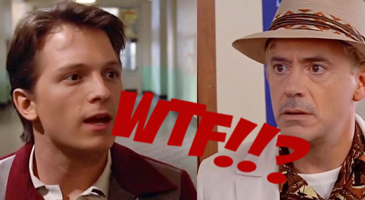 Robert Downey Jr et Tom Holland s'incrustent dans Retour vers le futur