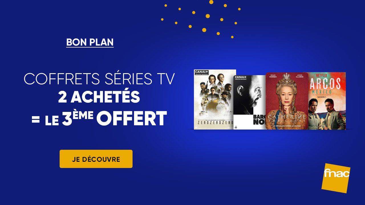 Bon Plan Fnac : 3 coffrets séries TV au prix de 2 parmi une large sélection