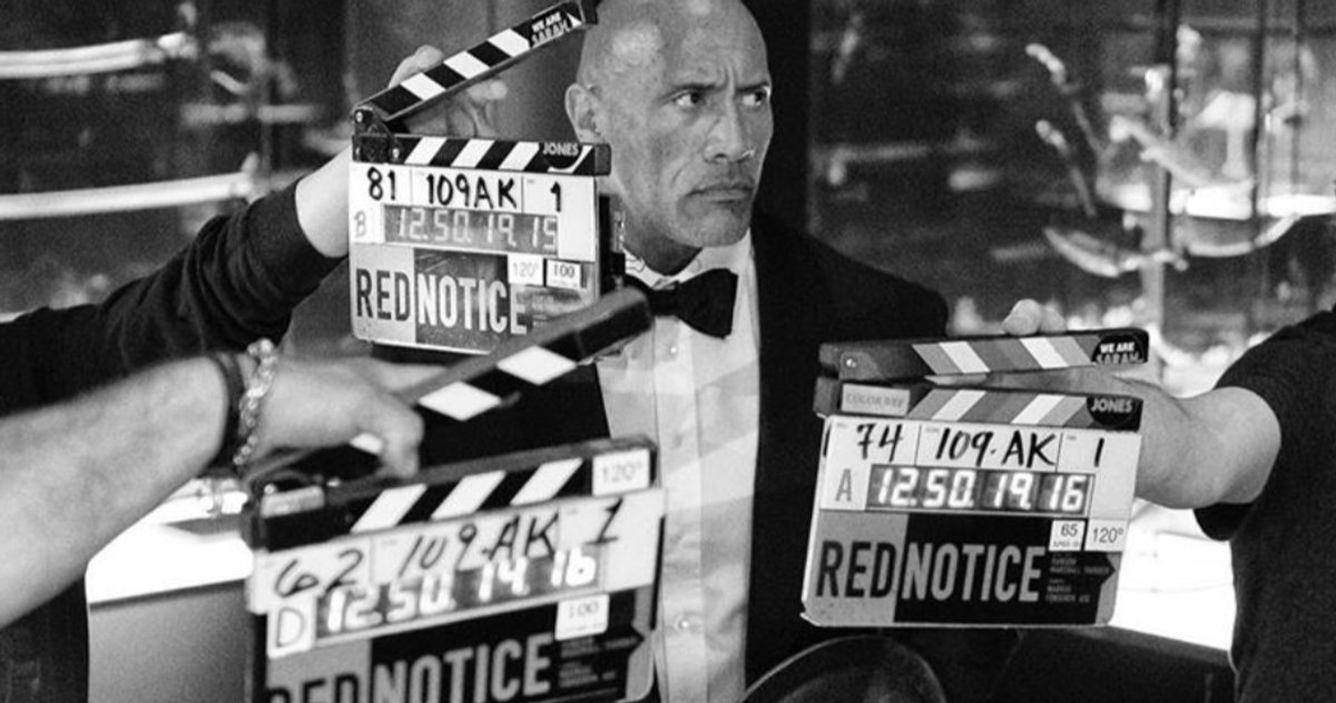 Red Notice : Dwayne Johnson partage une nouvelle image du film Netflix