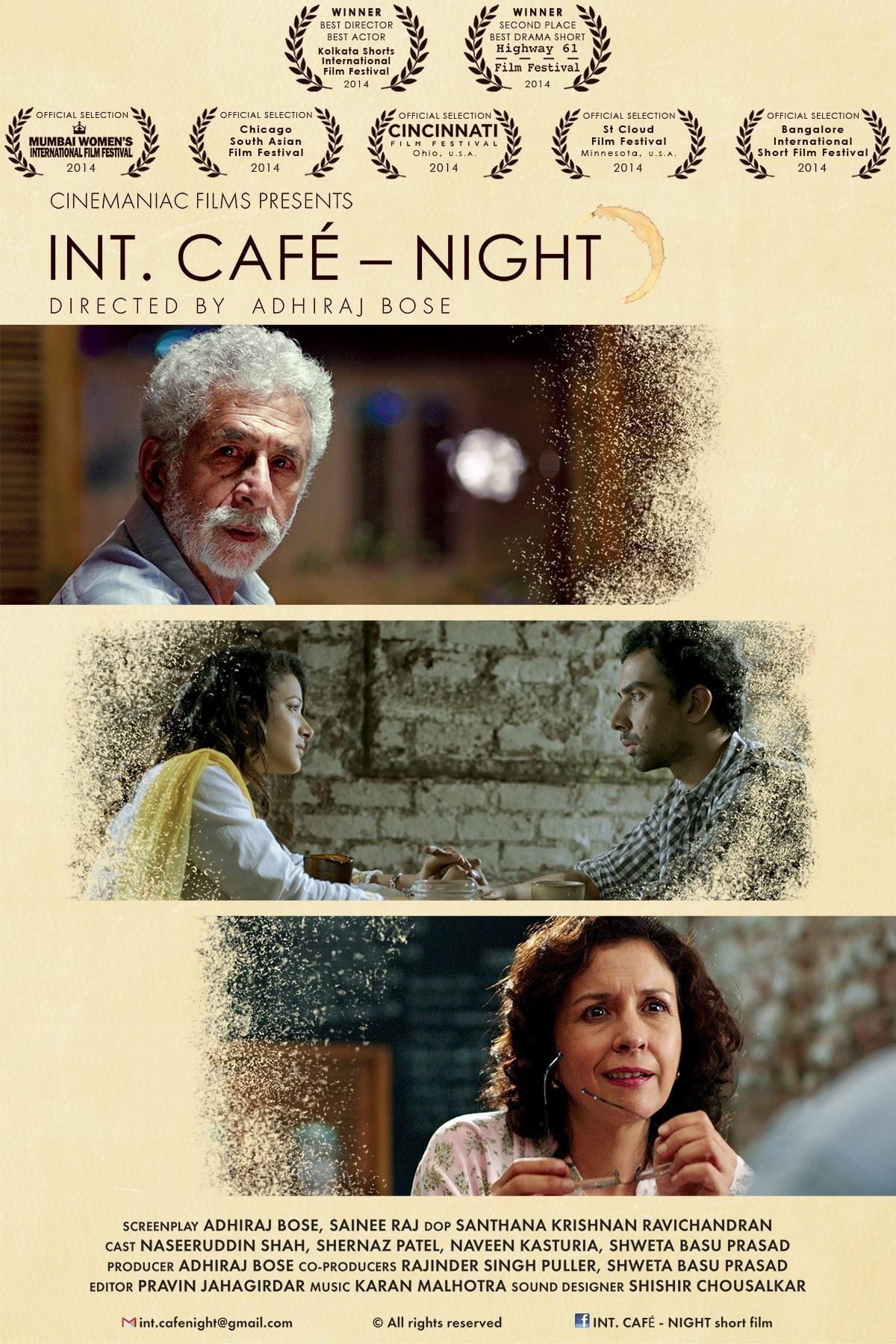 INT. CAFÉ – NIGHT