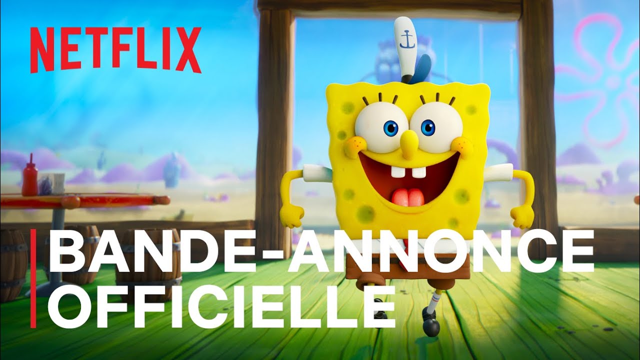 Bob l'éponge - Le film, Éponge en eaux troubles : un trailer délirant pour la comédie Netflix