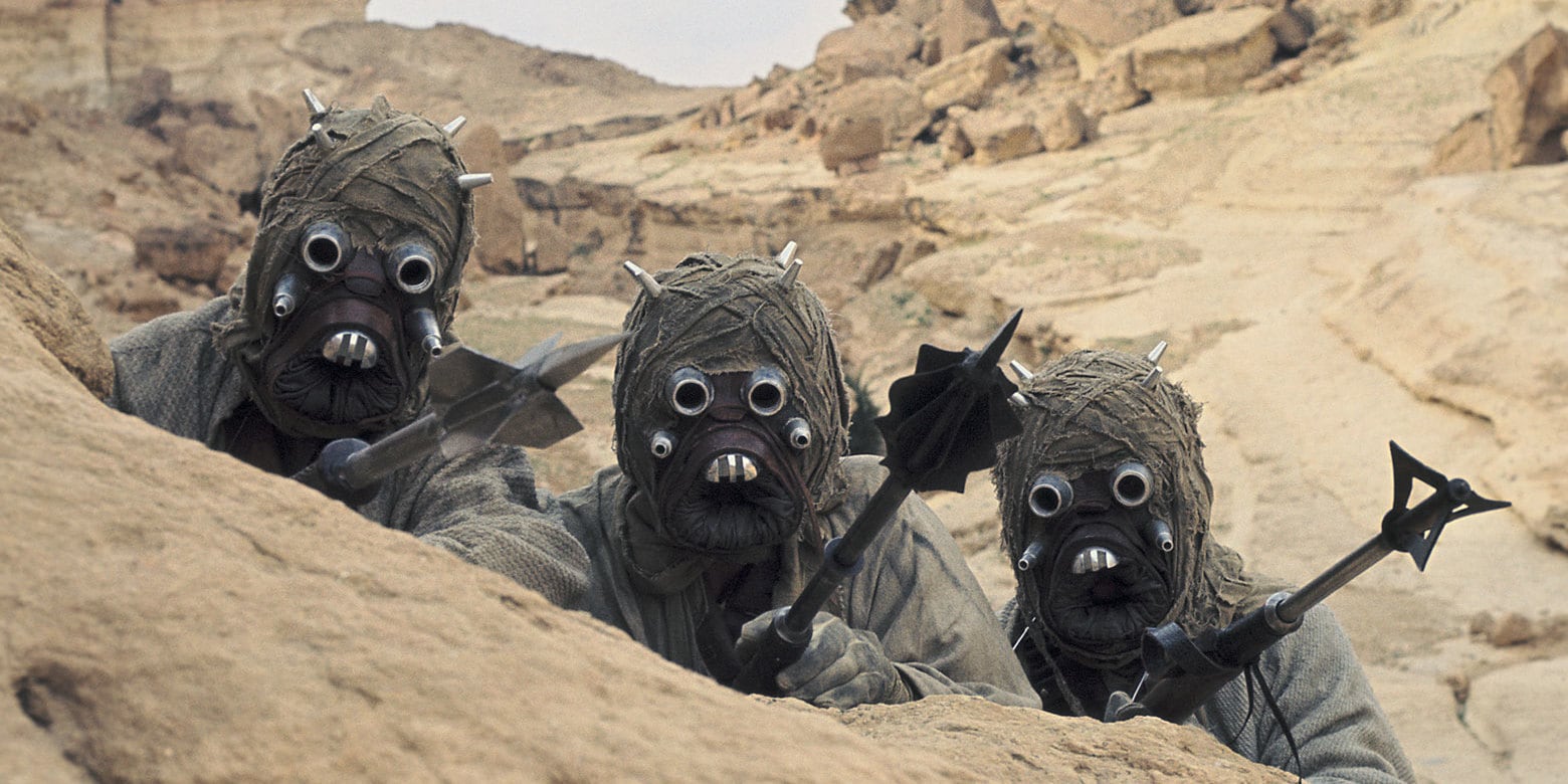 Star Wars : à quoi ressemblent les Hommes des Sables sous leurs masques ?