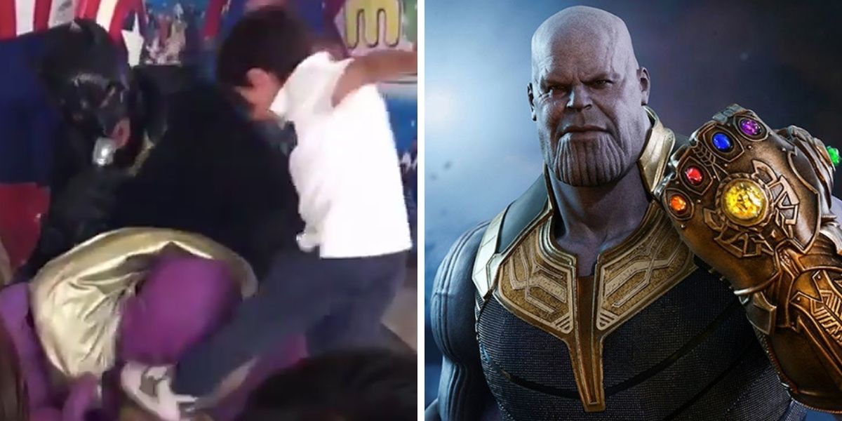 Avengers : cette vidéo d'enfants frappant Thanos devient virale