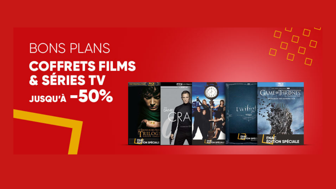 James Bond, Lucifer, The Dark Knight... : un choix de coffrets DVD et Blu-ray à la Fnac à - 50%