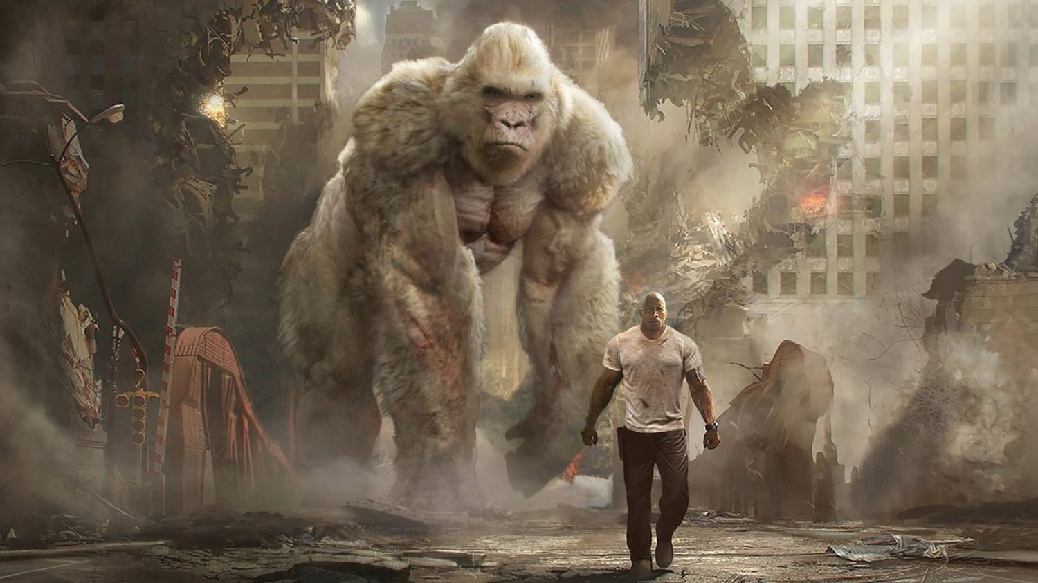 Rampage sur Netflix : découvrez qui se cache derrière le gorille George