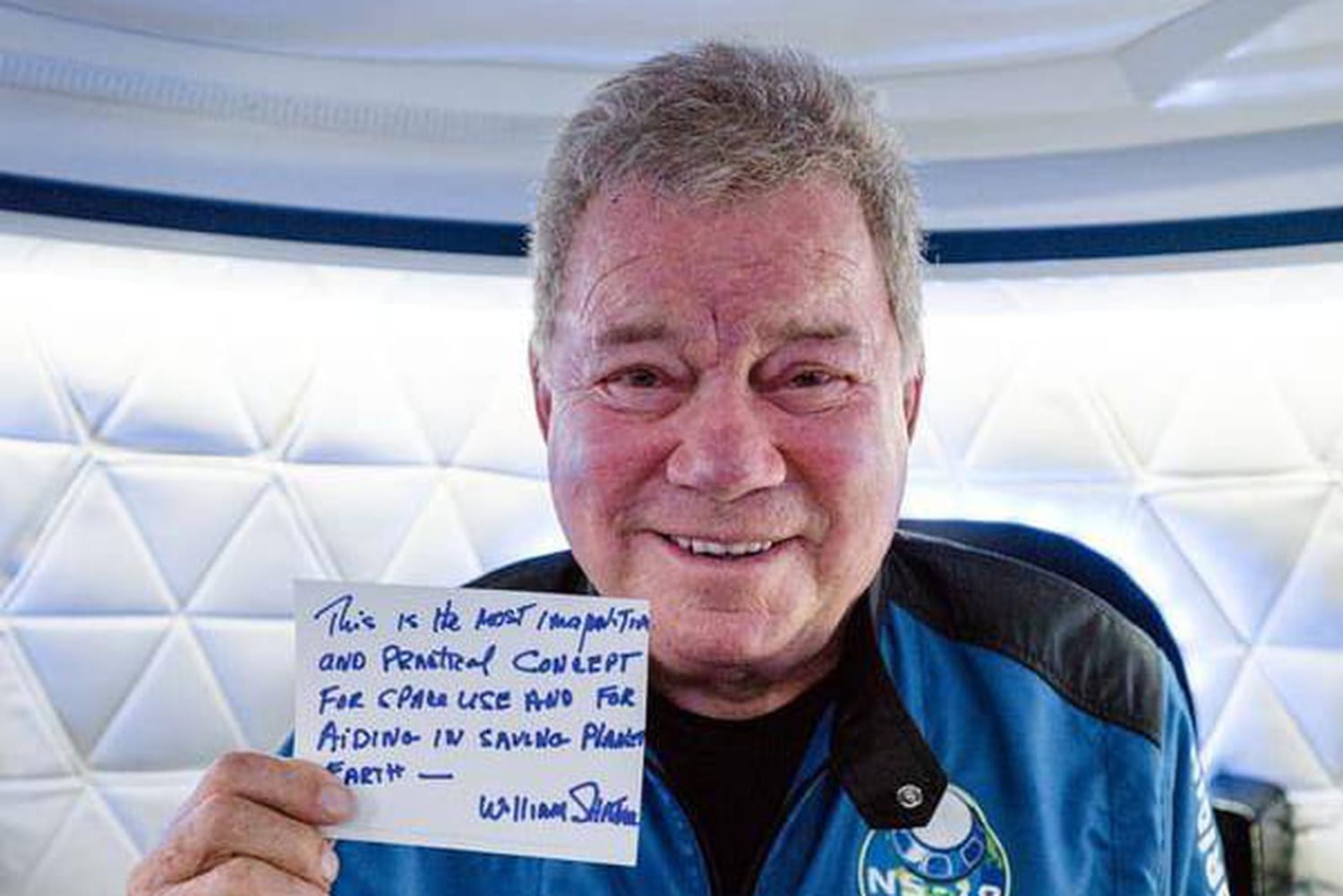 William Shatner (Star Trek) raconte son séjour dans l'espace