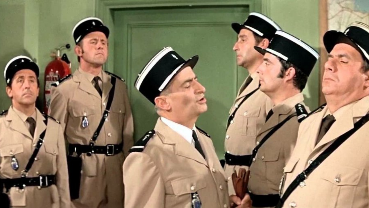 L'image du jour : le tournage compliqué du film Le Gendarme se marie