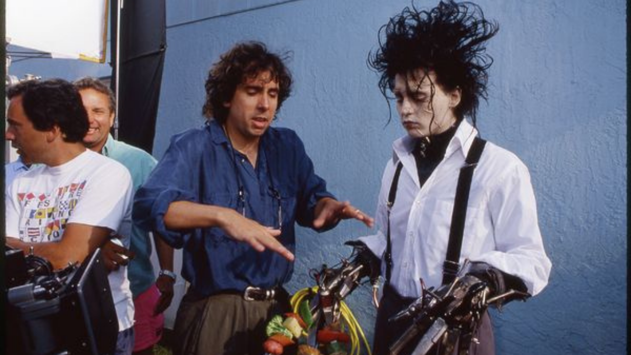 L'image du jour : La rencontre entre Johnny Depp et Tim Burton dans le film Edward aux mains d'argent