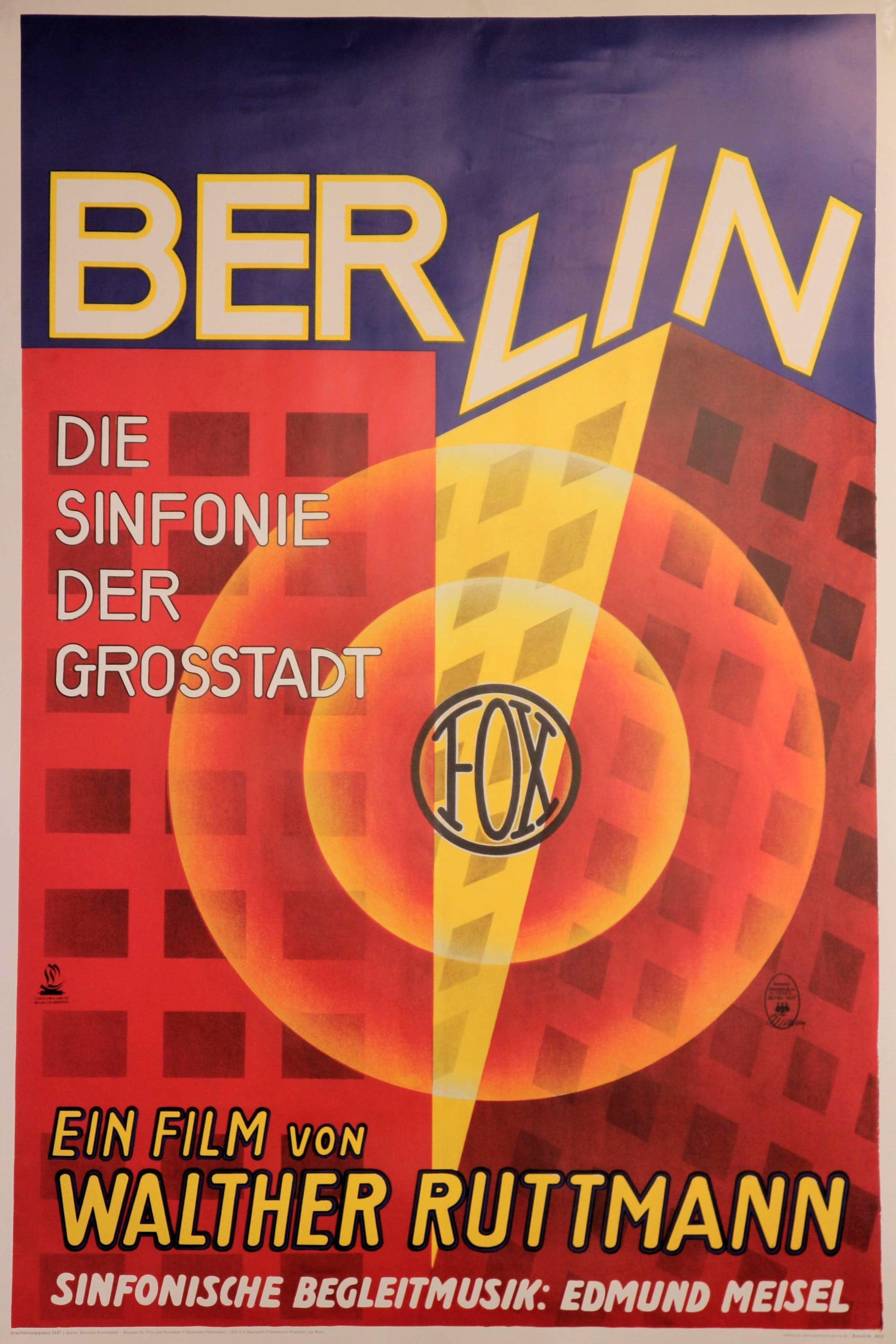 Berlin, symphonie d'une grande ville
