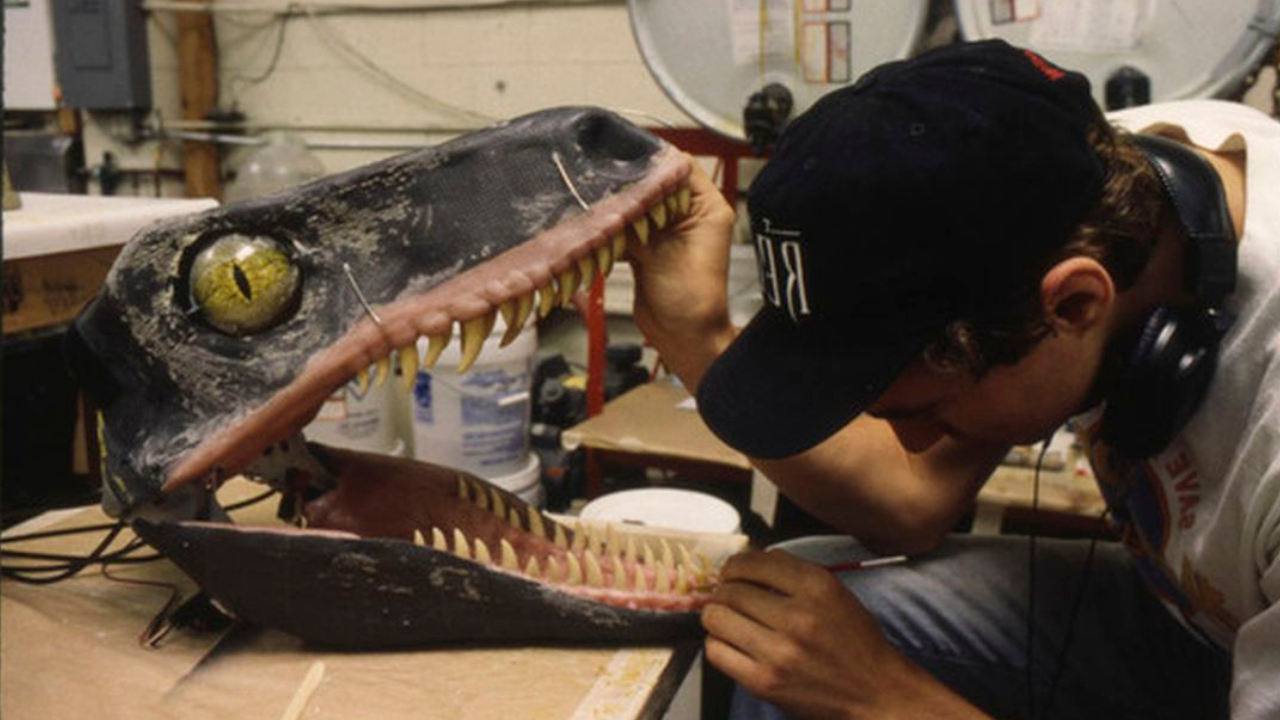 L'image du jour : l'atelier de fabrique des dinosaures de Jurassic Park
