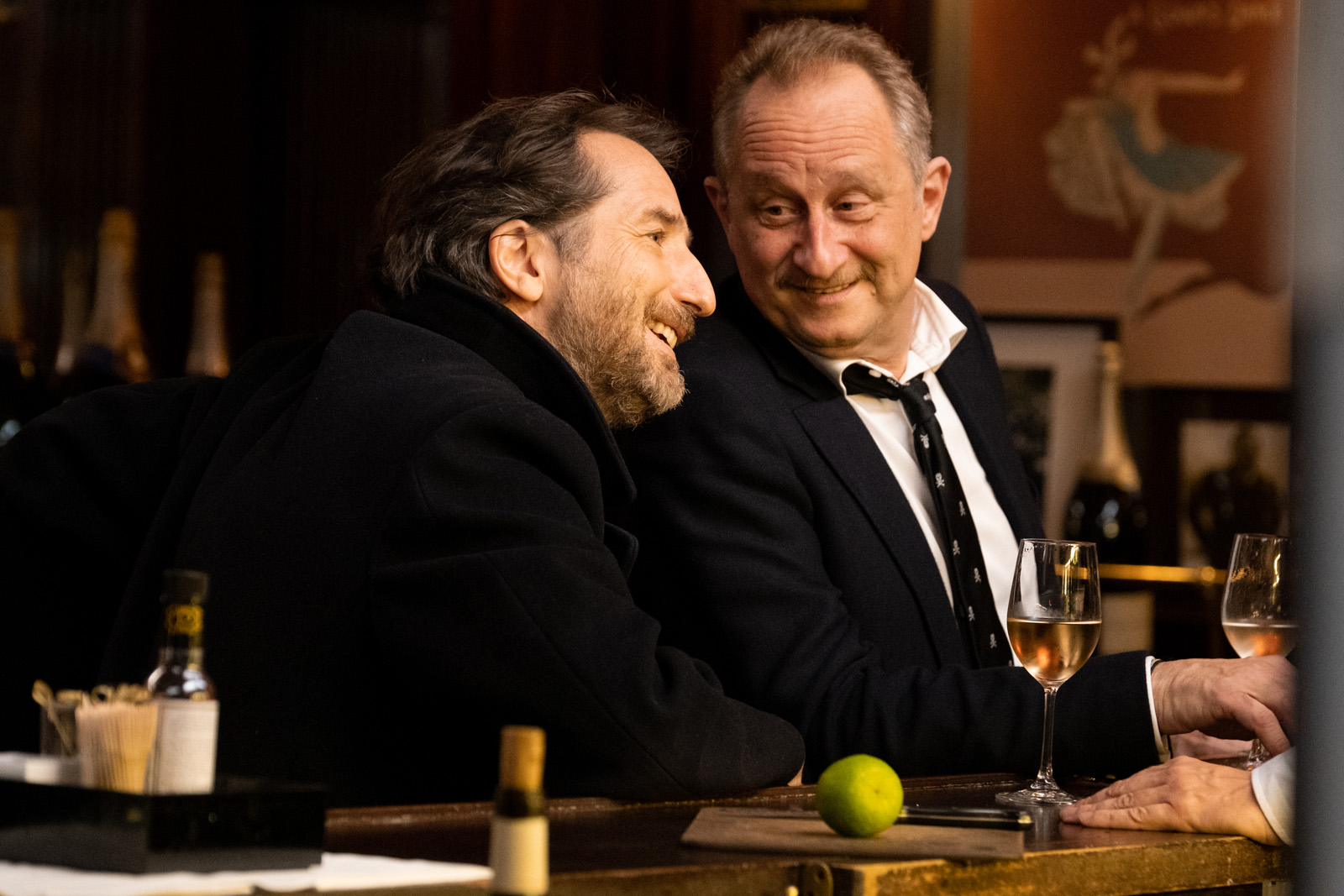 Édouard Baer et Benoît Poelvoorde (Adieu Paris) : 