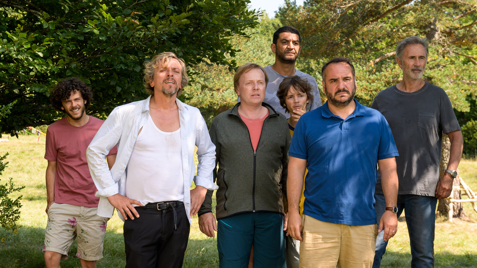 Hommes au bord de la crise de nerfs : un gros casting dans la bande-annonce de cette comédie française