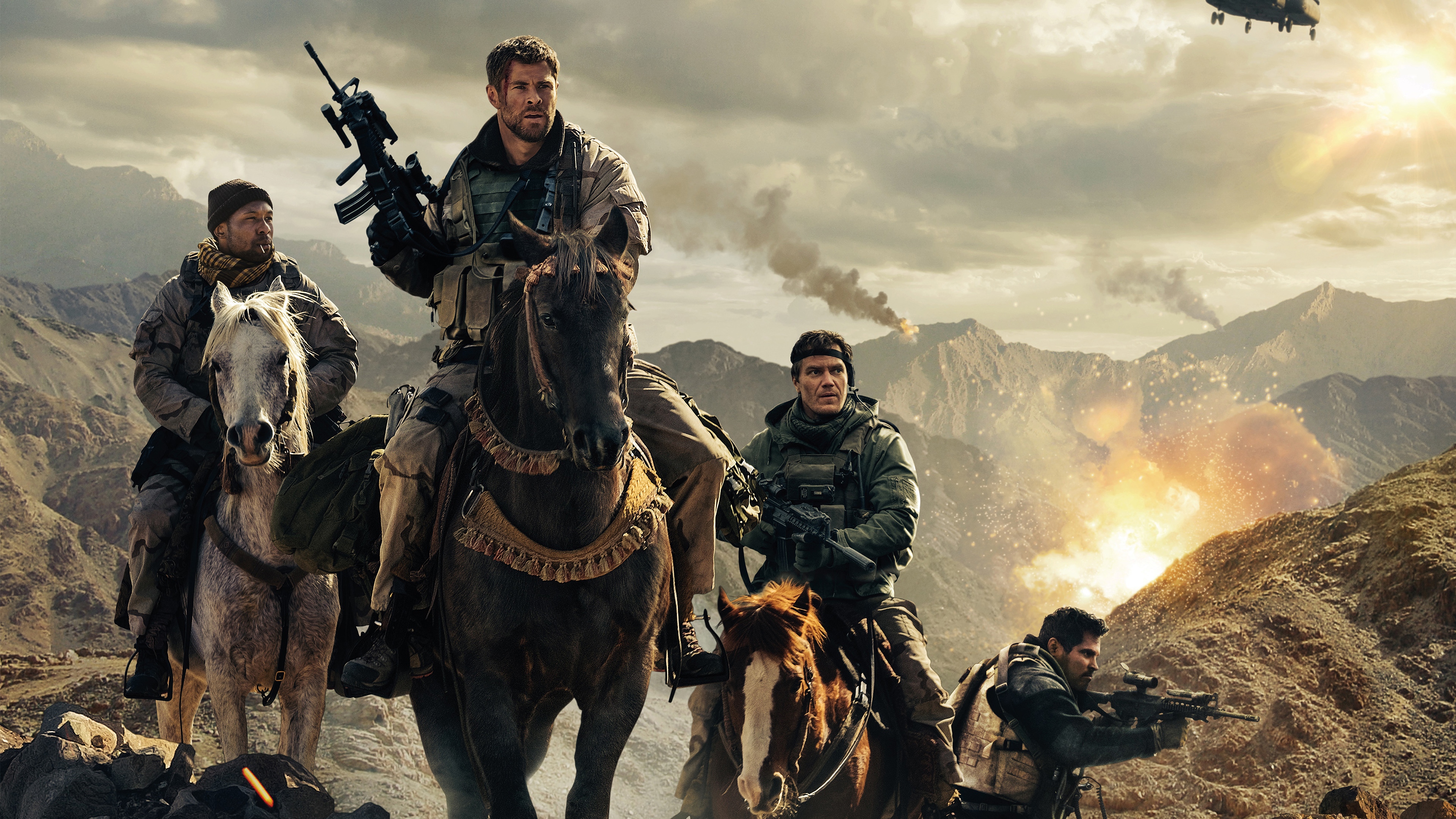 Horse Soldiers : le tournage avec les chevaux a causé des frayeurs aux acteurs