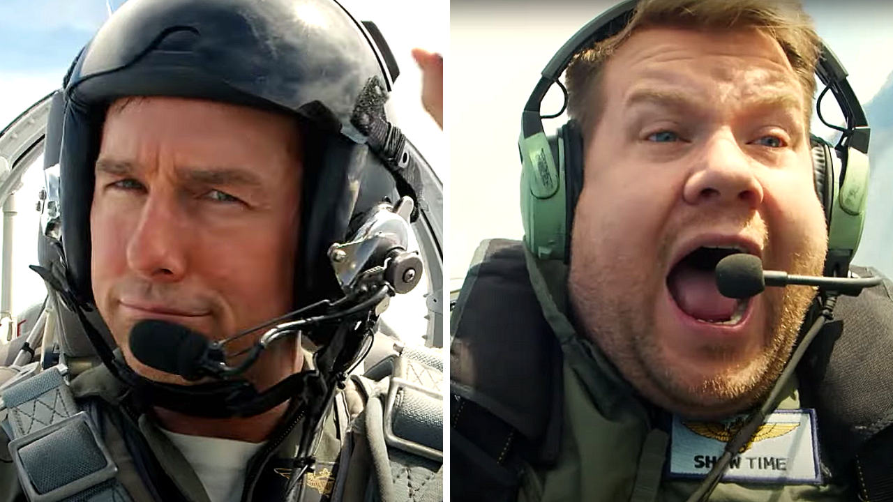 Tom Cruise emmène James Corden dans les airs et le terrorise