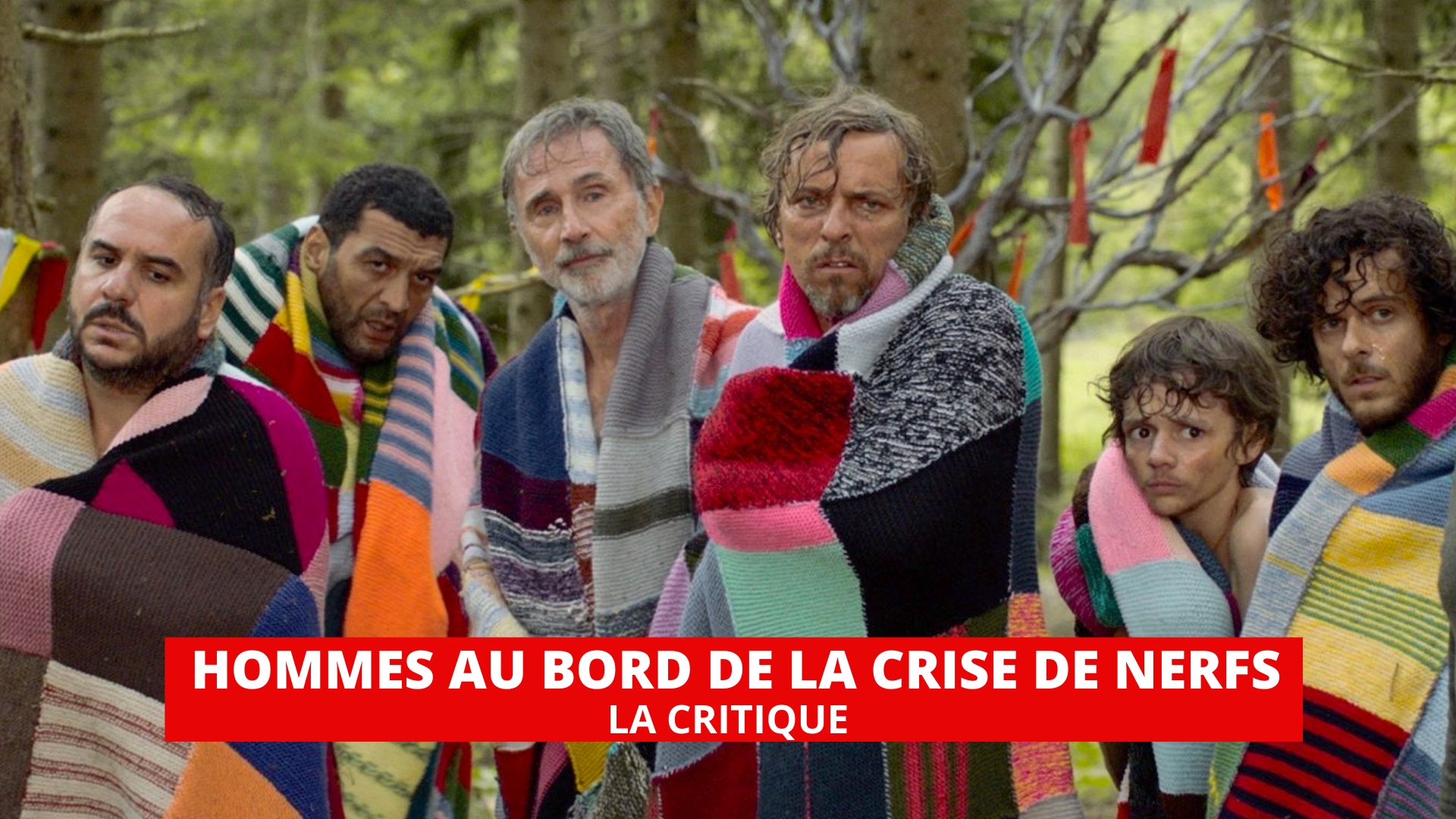 Hommes au bord de la crise de nerfs : retour forcé à la nature