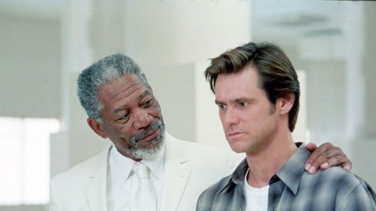 L'image du jour : Morgan Freeman incarne Dieu dans le film Bruce tout-puissant