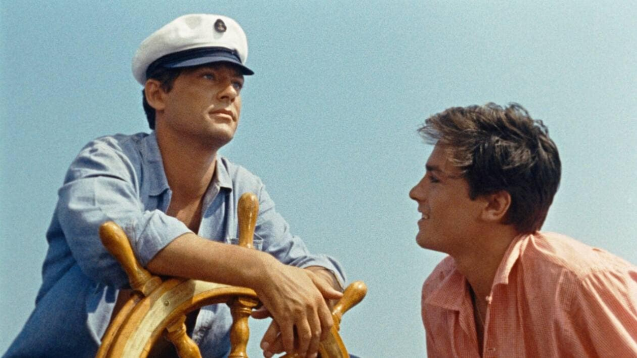 L'image du jour : Alain Delon et Maurice Ronet dans Pein Soleil