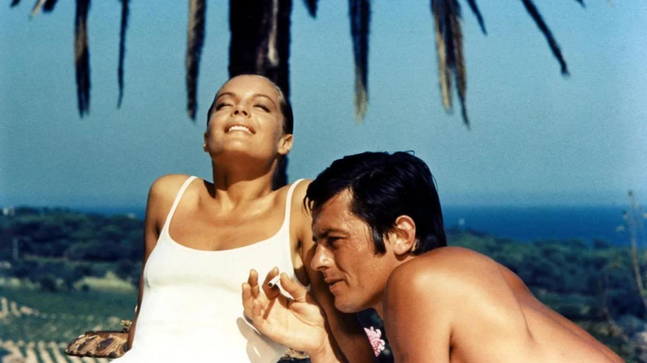 L'image du jour : les retrouvailles d'Alain Delon et Romy Schneider dans La Piscine