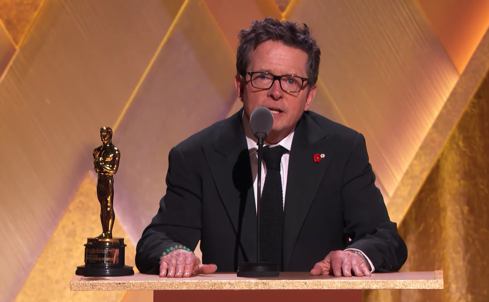Michael J. Fox reçoit un Oscar d'honneur