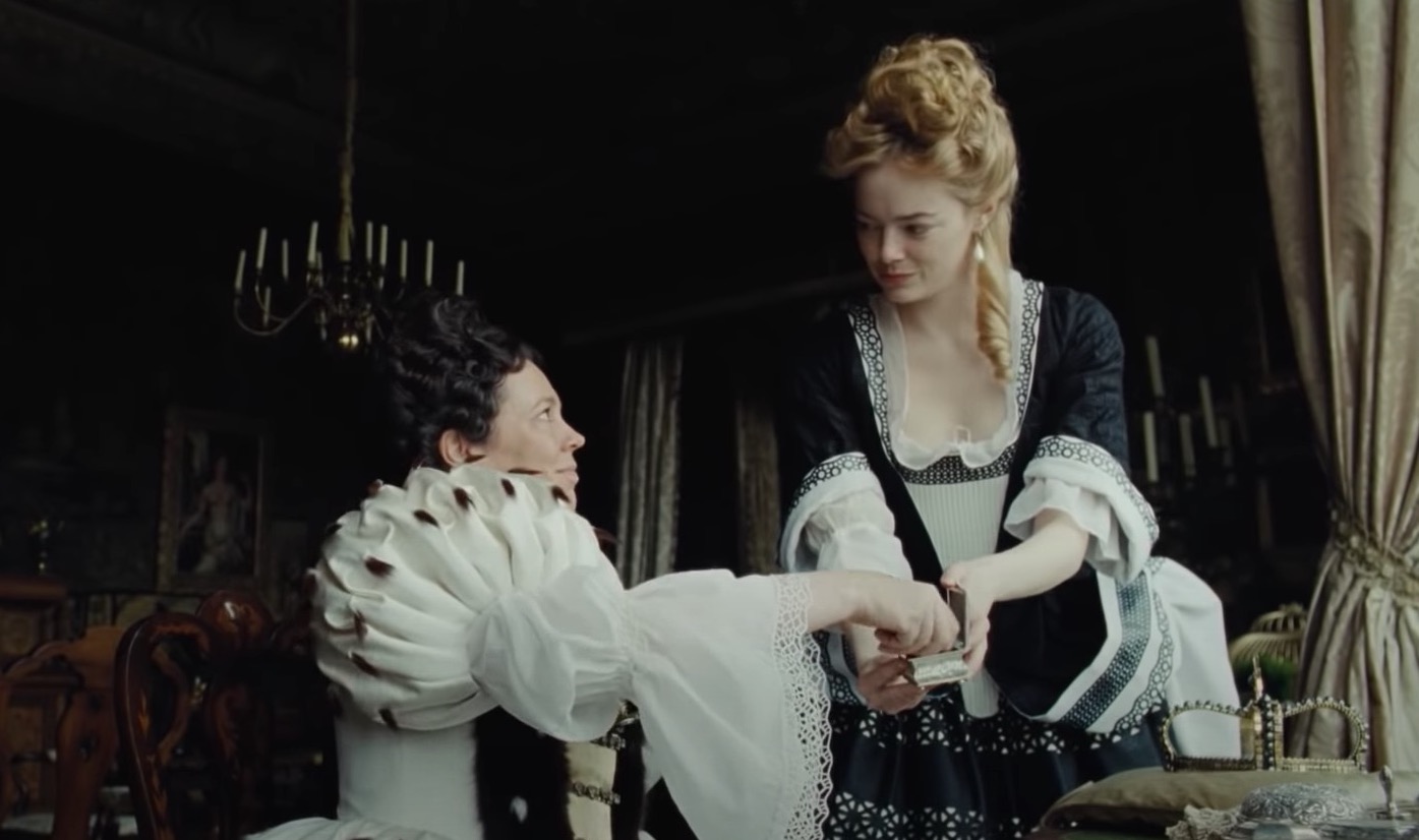 La Favorite : comment Olivia Colman a piégé Emma Stone pendant une scène de sexe