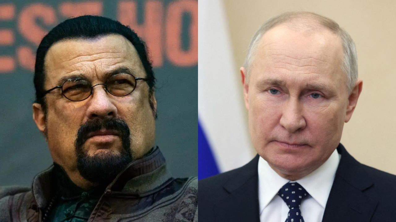 Steven Seagal : l'acteur décoré par Vladimir Poutine