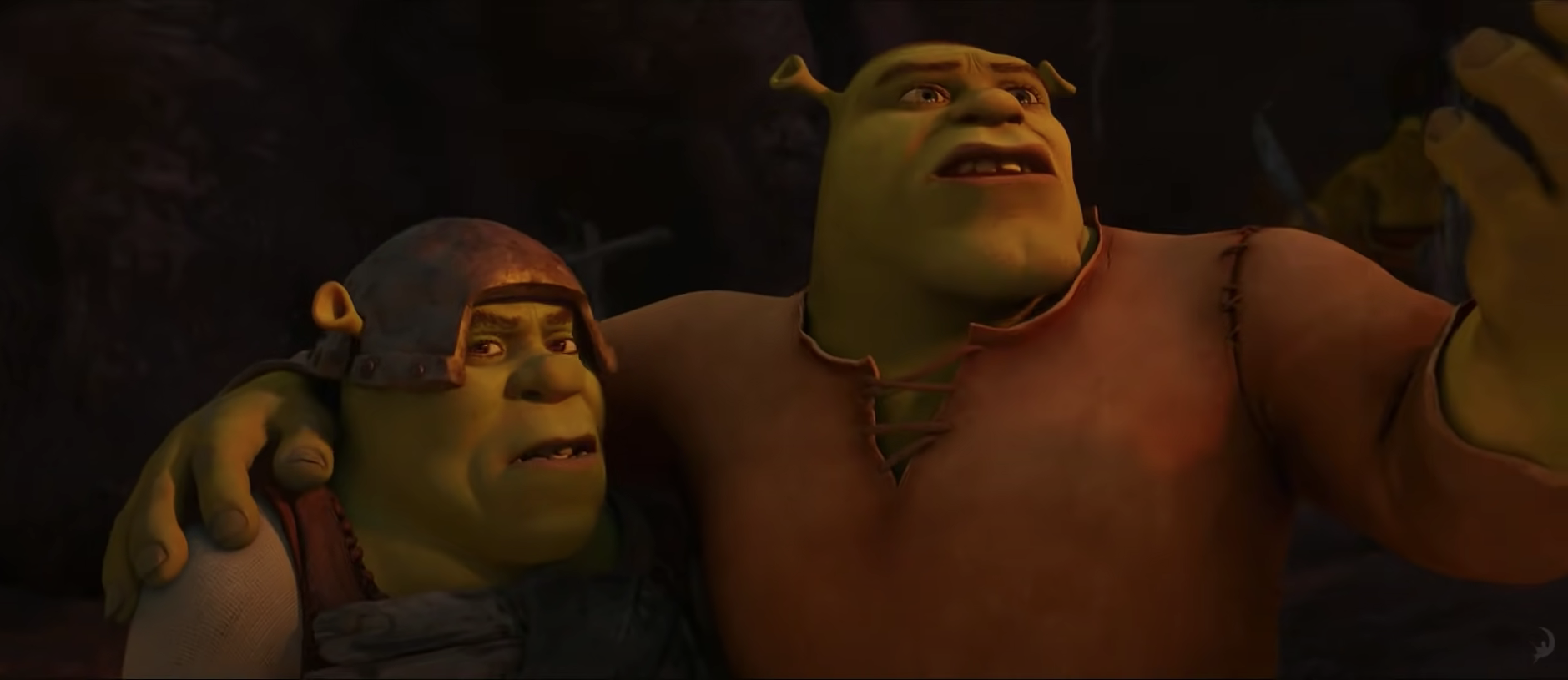 Shrek 4 - Il était une fin : une idée folle sur l'identité de Brogan a été abandonnée