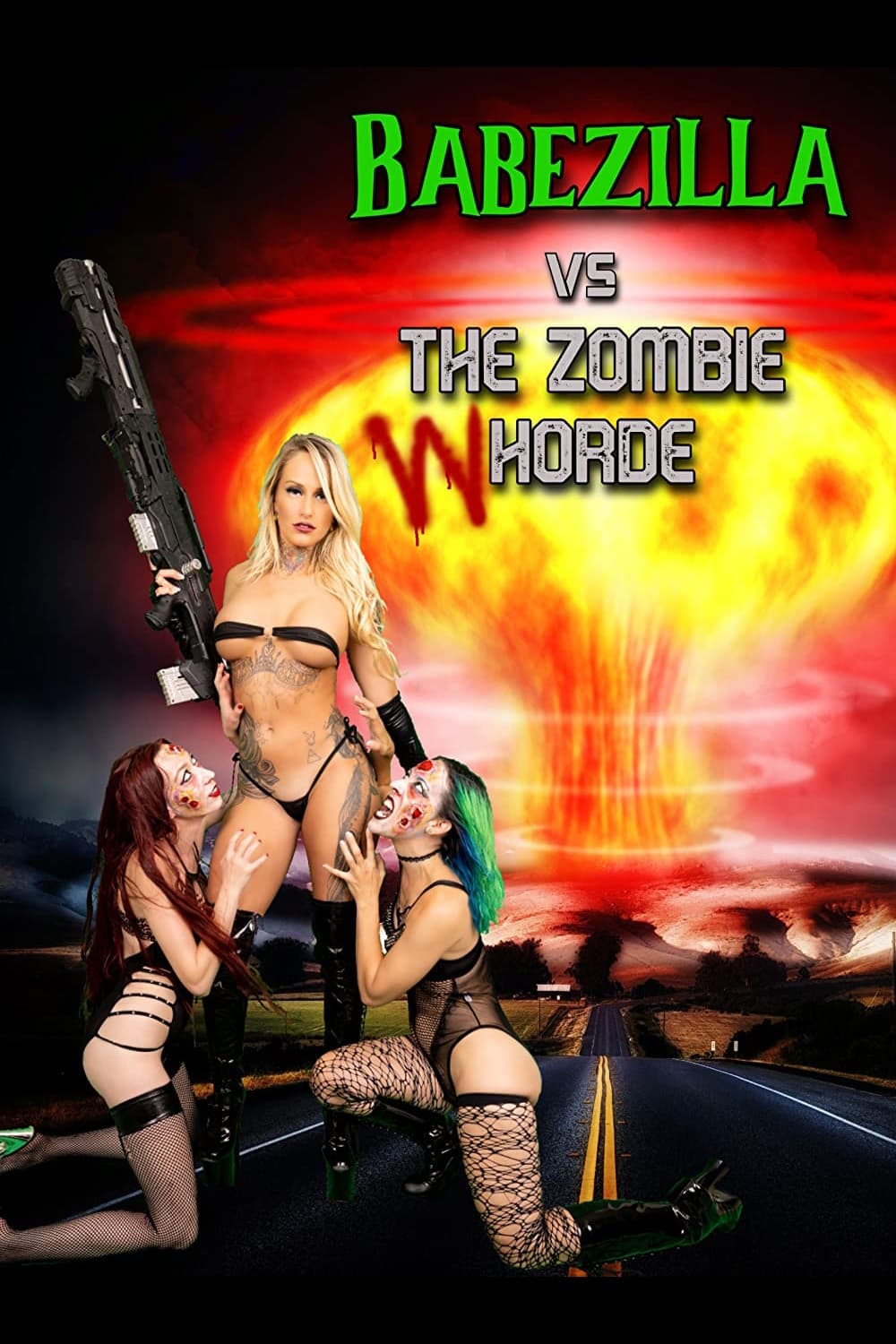 Babezilla vs The Zombie Whorde