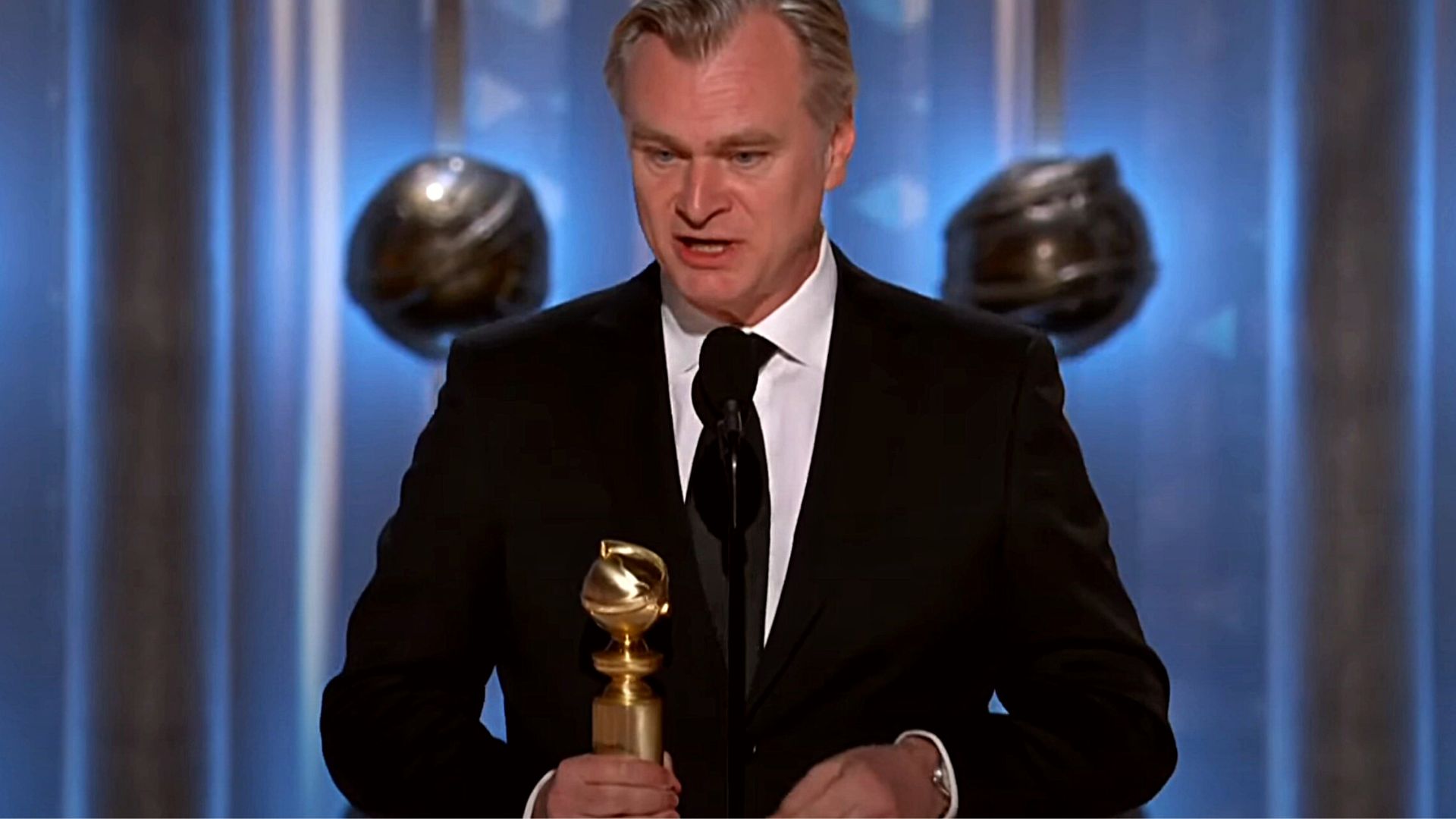 Christopher Nolan rend hommage à Heath Ledger et Robert Downey Jr. aux Golden Globes