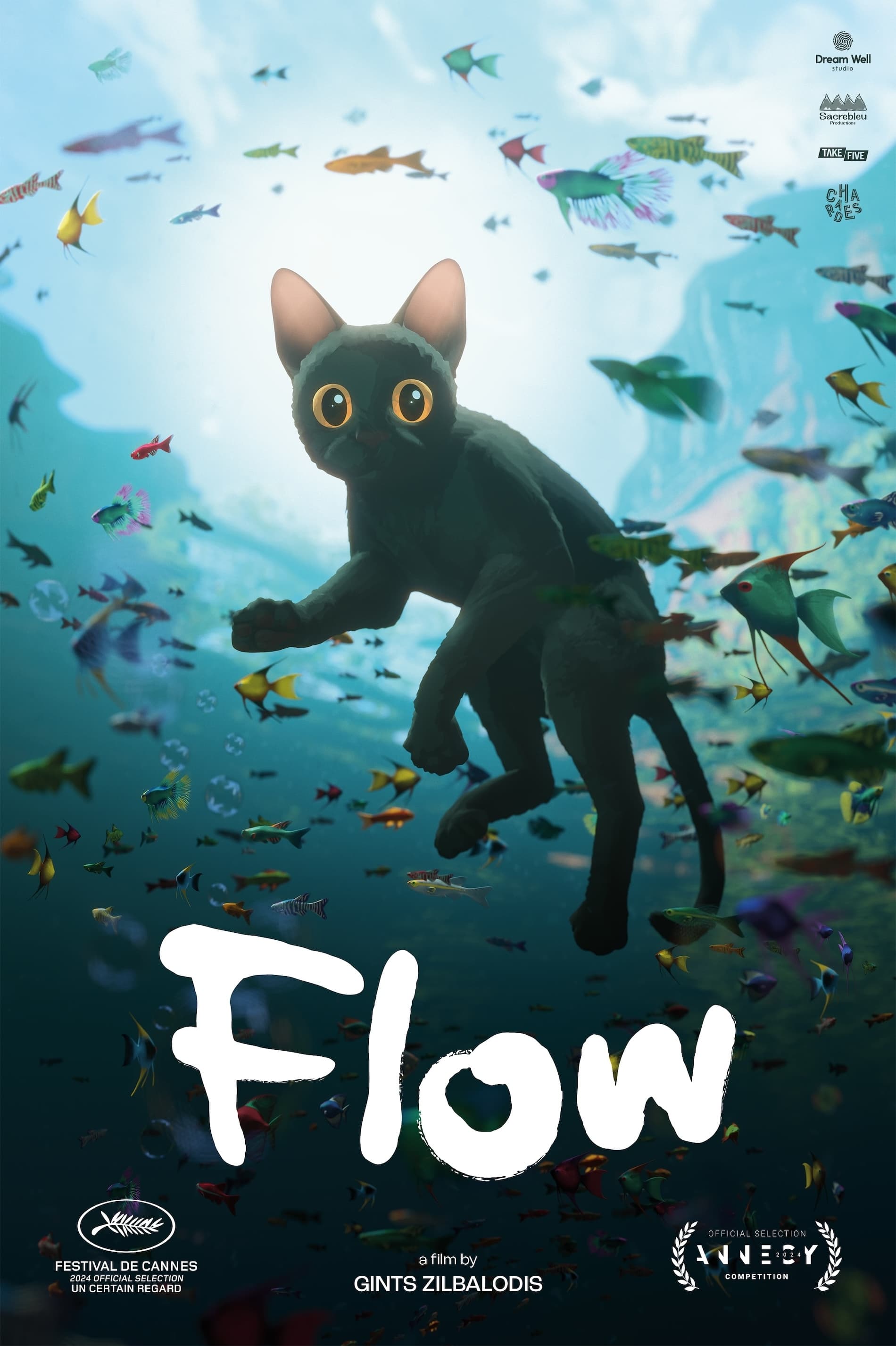 Flow, le chat qui n'avait plus peur de l'eau
