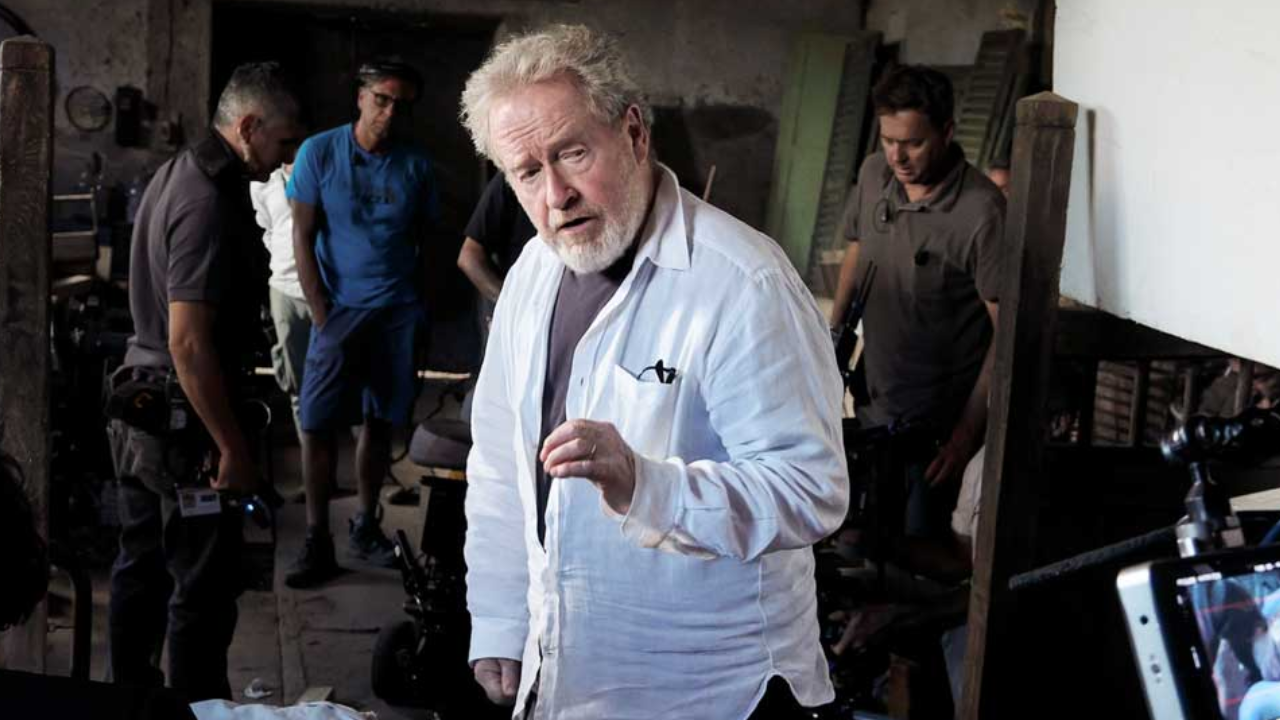 Lorsqu’il tourne un film, Ridley Scott n’a 