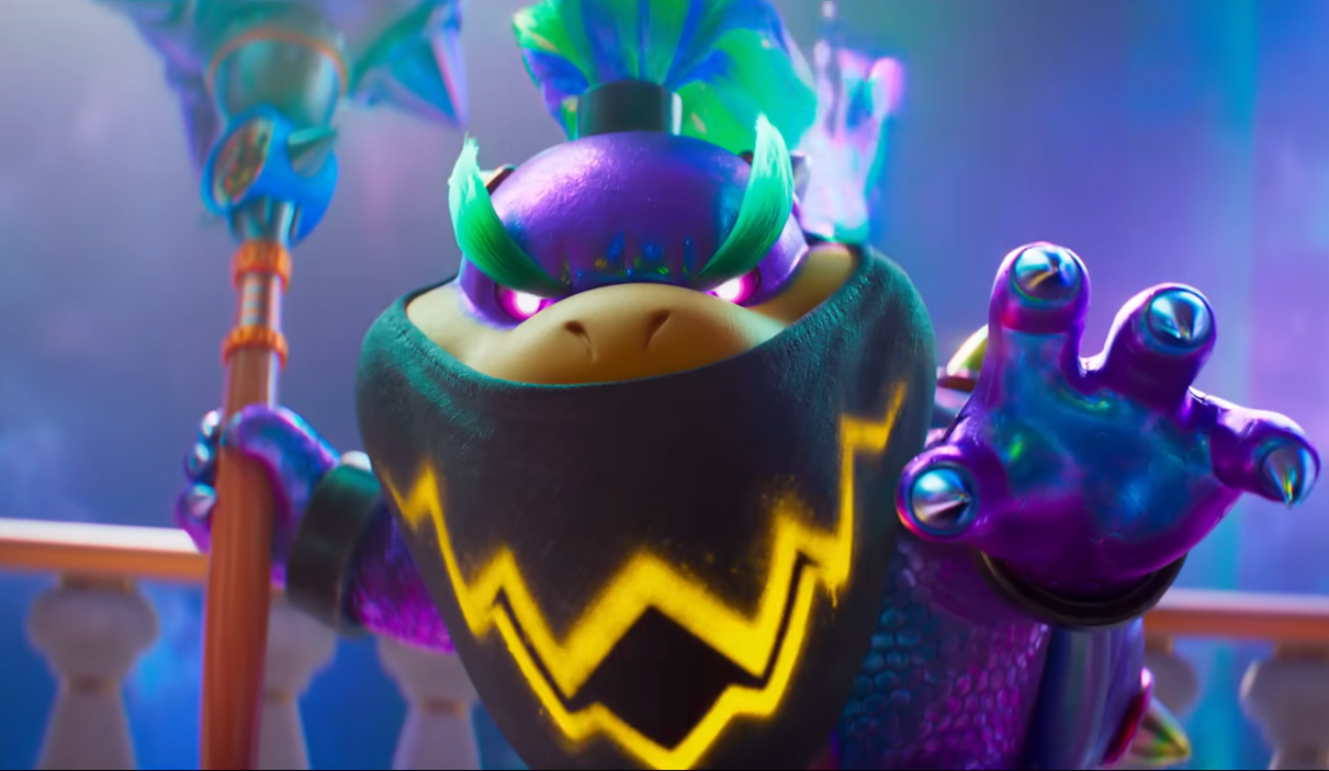 Bowser Jr. attaque Mario et Luigi dans un extrait de Super Mario Galaxy